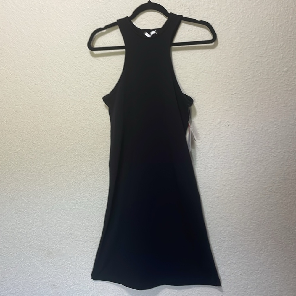 Sports Illustrated Women's Black Dress With Lace Up Back. NWT. Size S.